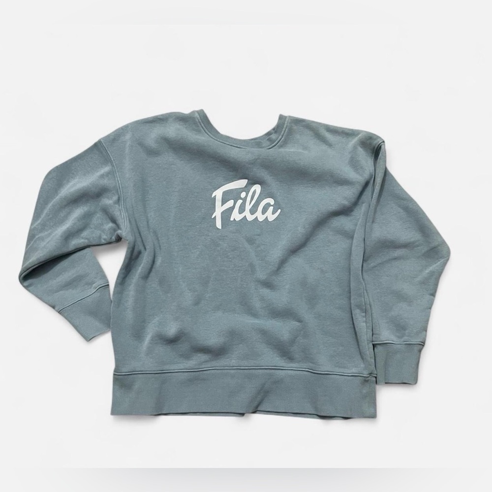 Fila Light Blue Crewneck Sweatshirt XL
